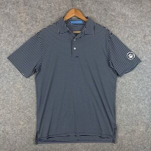 Southern Tide Polo Shirt Mens Medium Tide to Trail Golf Galveston Country Club